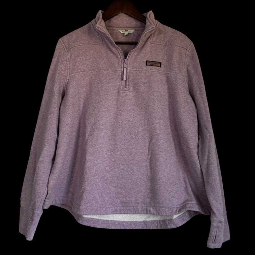 Vineyard Vines Dreamcloth Relaxe shepShirt. Heathered purple.